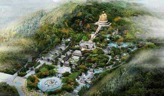 弥勒佛位于云南昆明东南方向140公里处的红河州弥勒县锦屏山顶上.